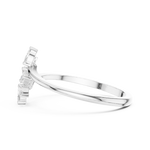 Gold Petal Setting Marquise Lab Grown Diamond Ozyra Ring