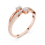 Gold Channel Classic Oval Lab Grown Diamond Zexia Ring