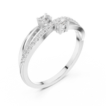 Gold Channel Classic Oval Lab Grown Diamond Zexia Ring
