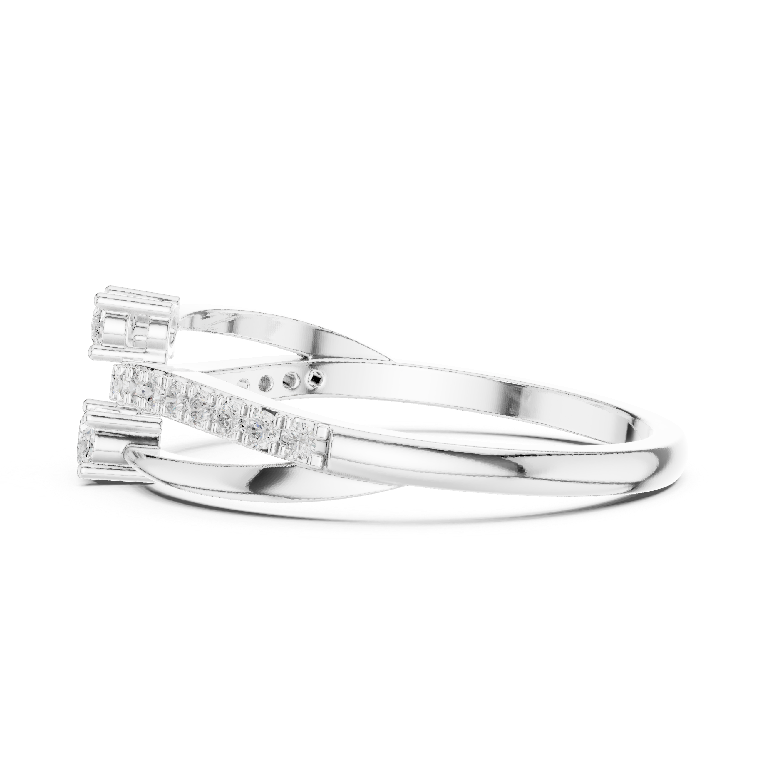 Gold Channel Classic Oval Lab Grown Diamond Zexia Ring