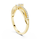 Gold Channel Classic Oval Lab Grown Diamond Zexia Ring
