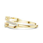 Gold Channel Classic Oval Lab Grown Diamond Zexia Ring