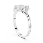 Gold Twin Stone Round Lab Grown Diamond Havyn Ring