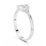 Gold Three Stone Marquise Lab Grown Diamond Zyphi Ring