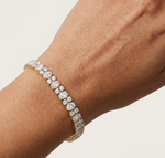 Oval Lab Grown Diamond Statement Ilaria Bracelet 