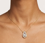 Pear Halo Lab Grown Diamond Isadora Pendant