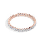 Rose Gold 21 50Ct Tennis Classic Oval Lab Grown Diamond Lorixa Bracelet