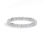 White Gold 21 50Ct Tennis Classic Oval Lab Grown Diamond Lorixa Bracelet