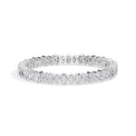White Gold 21 50Ct Tennis Classic Oval Lab Grown Diamond Lorixa Bracelet