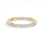 Yellow Gold 21 50Ct Tennis Classic Oval Lab Grown Diamond Lorixa Bracelet