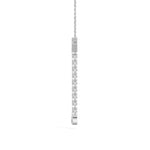 White Gold 1Ct Halo Drop Round Lab Grown Diamond Arvion Pendant