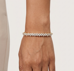 Gold 2Ct Leaf Vine Marquise Lab Grown Diamond Kalyx Bracelet