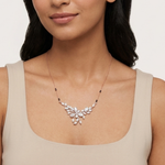 Gold 2Ct Floral Pear Lab Grown Diamond Kelyn Mangalsutra