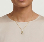 Princess-Cut Lab Grown Diamond Sculptural Kestrel Pendant 