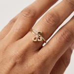 Gold Channel Setting Round Lab Grown Diamond Kezra Ring