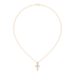 Gold Channel Setting Round Lab Grown Diamond Zynel Pendant