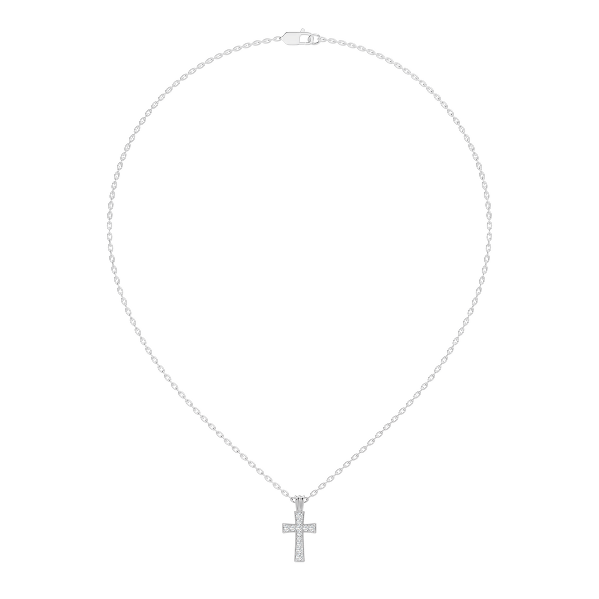 Gold Channel Setting Round Lab Grown Diamond Zynel Pendant
