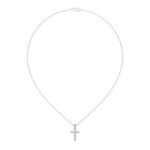 Gold Channel Setting Round Lab Grown Diamond Zynel Pendant