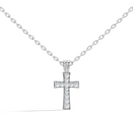 Gold Channel Setting Round Lab Grown Diamond Zynel Pendant