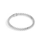 White Gold 7Ct Tennis Heart Lab Grown Diamond Xyrene Bracelet
