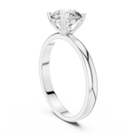 Gold 1Ct Round Solitaire Lab Grown Diamond Dexan Ring