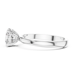 Gold 1Ct Round Solitaire Lab Grown Diamond Dexan Ring