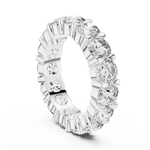Gold 5Ct Round Eternity Band Lab Grown Diamond Silvio Ring