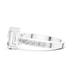 Gold 1Ct Pear Emerald Toi Et Moi Lab Grown Diamond Fabio Ring