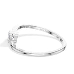 Lune Ring Marquise Lab Grown Diamond East West Knife Edge