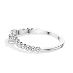 Reverie Ring Marquise Lab Grown Diamond Beaded Band Solitaire