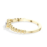 Reverie Ring Marquise Lab Grown Diamond Beaded Band Solitaire