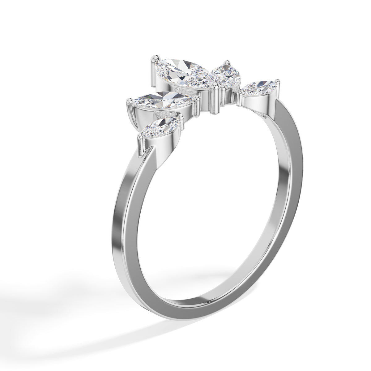Marquise Crown Lab Grown Diamond Engagement Reyna Ring