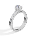 Round Lab Grown Diamond Bellora Engagement Ring