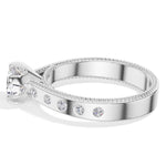 Round Lab Grown Diamond Bellora Engagement Ring