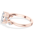 Heart Shaped Vine Lab Grown Diamond Verena Engagement Ring