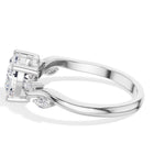 Heart Shaped Vine Lab Grown Diamond Verena Engagement Ring