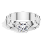 Round Solitaire Lab Grown Diamond Torren Engagement Ring 