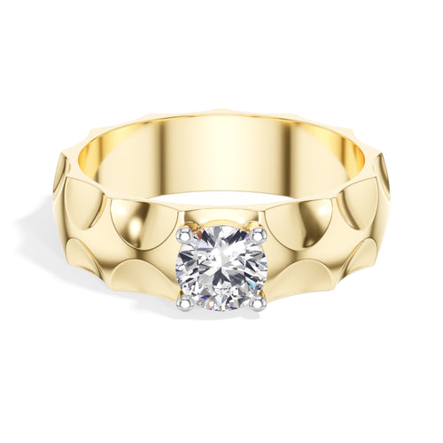 Round Solitaire Lab Grown Diamond Torren Engagement Ring 