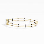 Yellow Gold Oval Petal Halo Lab Grown Diamond Velra Bracelet