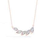 Graduated Marquise Lab Grown Diamond Vaela Necklace