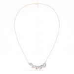 Graduated Marquise Lab Grown Diamond Vaela Necklace