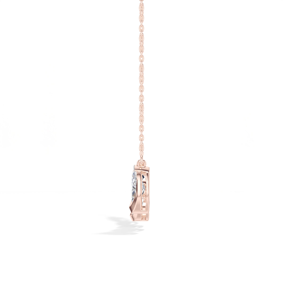 Graduated Marquise Lab Grown Diamond Vaela Necklace
