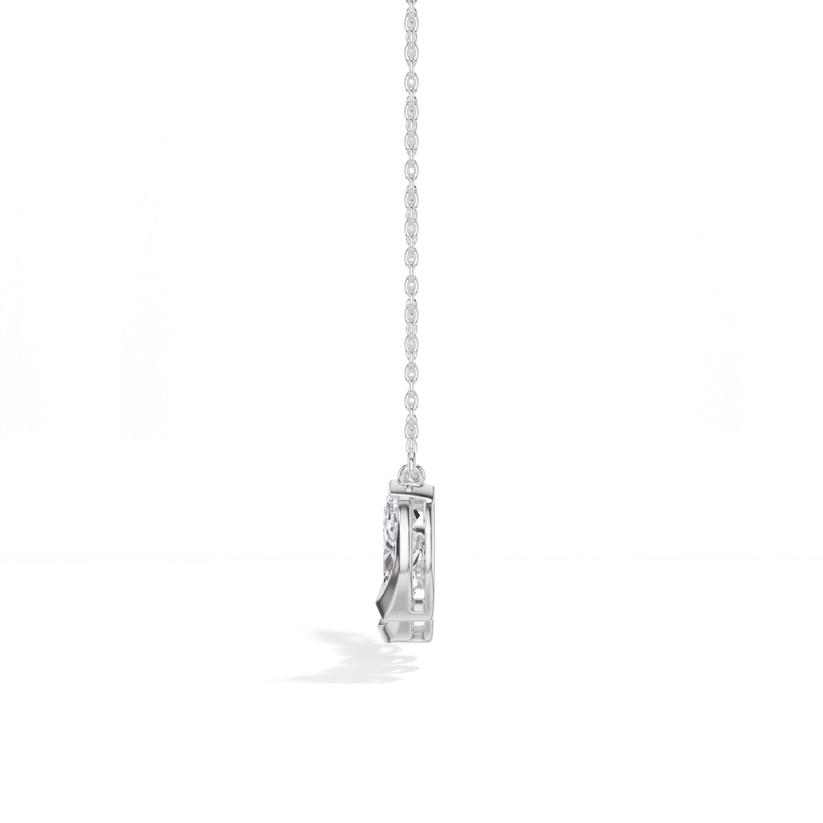 Graduated Marquise Lab Grown Diamond Vaela Necklace