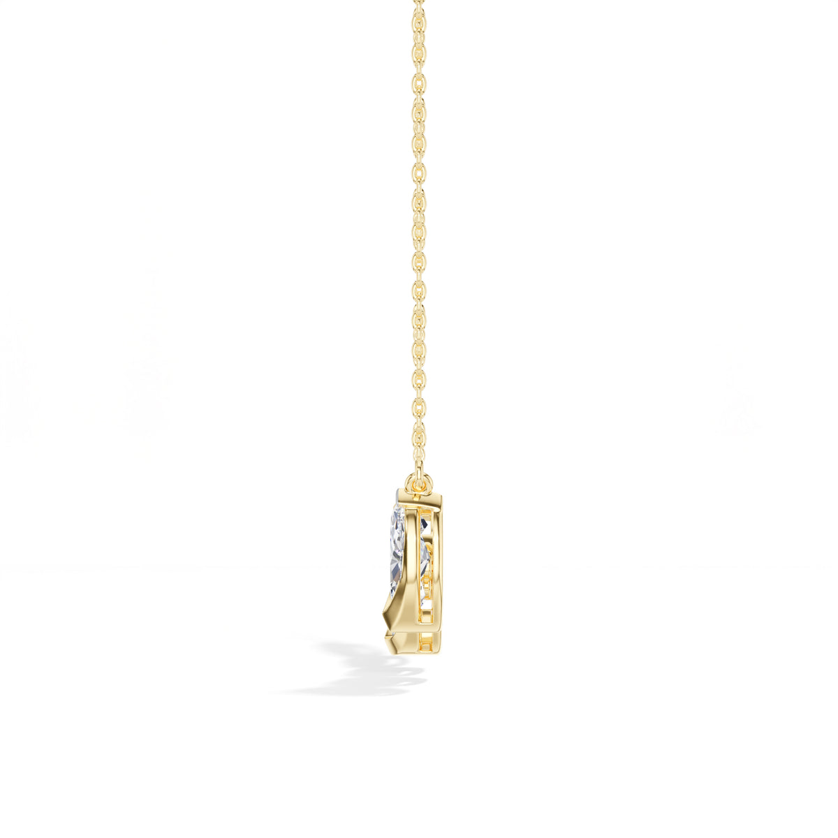 Graduated Marquise Lab Grown Diamond Vaela Necklace