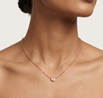 Gold Minimal Marquise Lab Grown Diamond Nyora Pendant