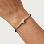 Gold Emerald Halo Lab Grown Diamond Nyra Bracelet