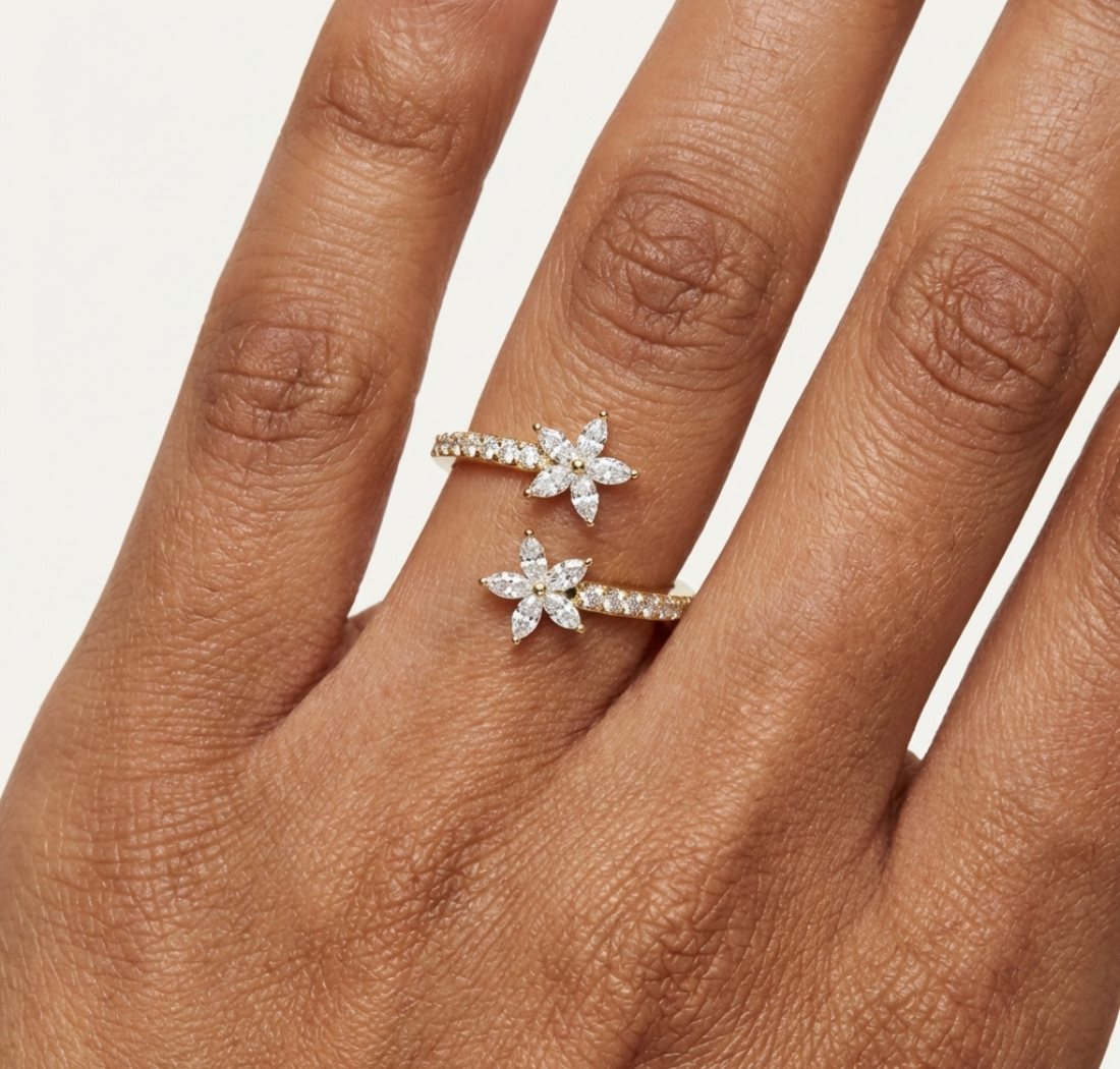 Gold Eternity Marquise Band Lab Grown Diamon Ophia Ring Lab Grown Diamond Jewellery