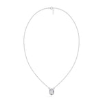 White Gold 1Ct Solitaire Round Lab Grown Diamond Quorin Pendant