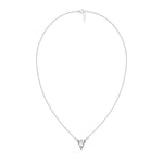 White Gold 1 50Ct Solitaire Triangle Lab Grown Diamond Lyvora Pendant