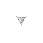 White Gold 1 50Ct Solitaire Triangle Lab Grown Diamond Lyvora Pendant